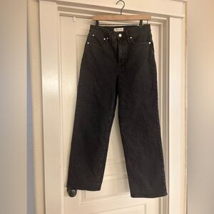 Women’s wide leg Madewell Black Jeans
